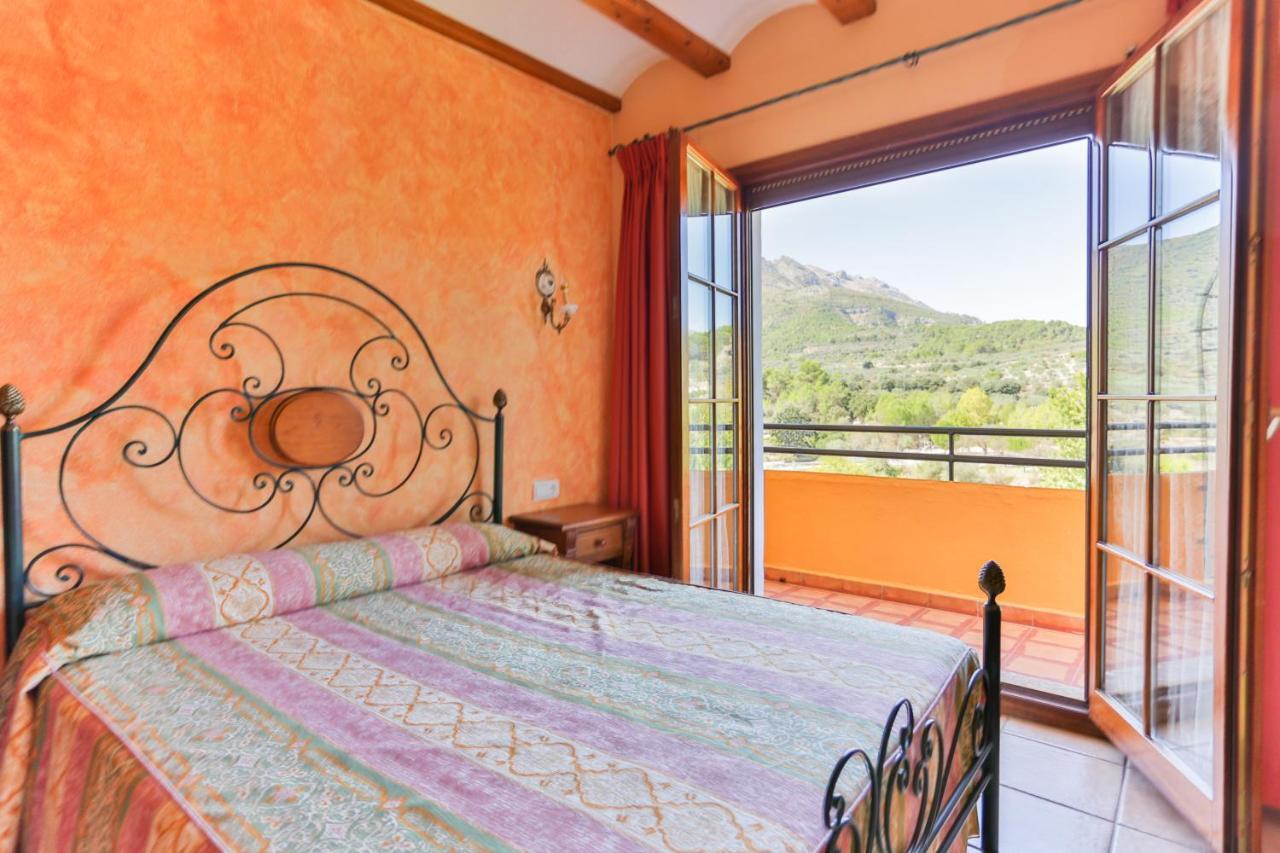 Hotel Rural Serrella Castell De Castells Bagian luar foto